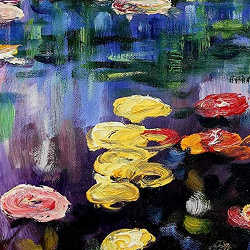 Claude Monet - Stagno con ninfee